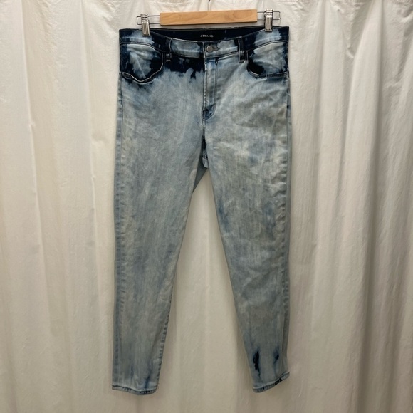 J Brand 31 Alana Trance Bleach Blue High Rise Skimmy Jen’s - Picture 2 of 9